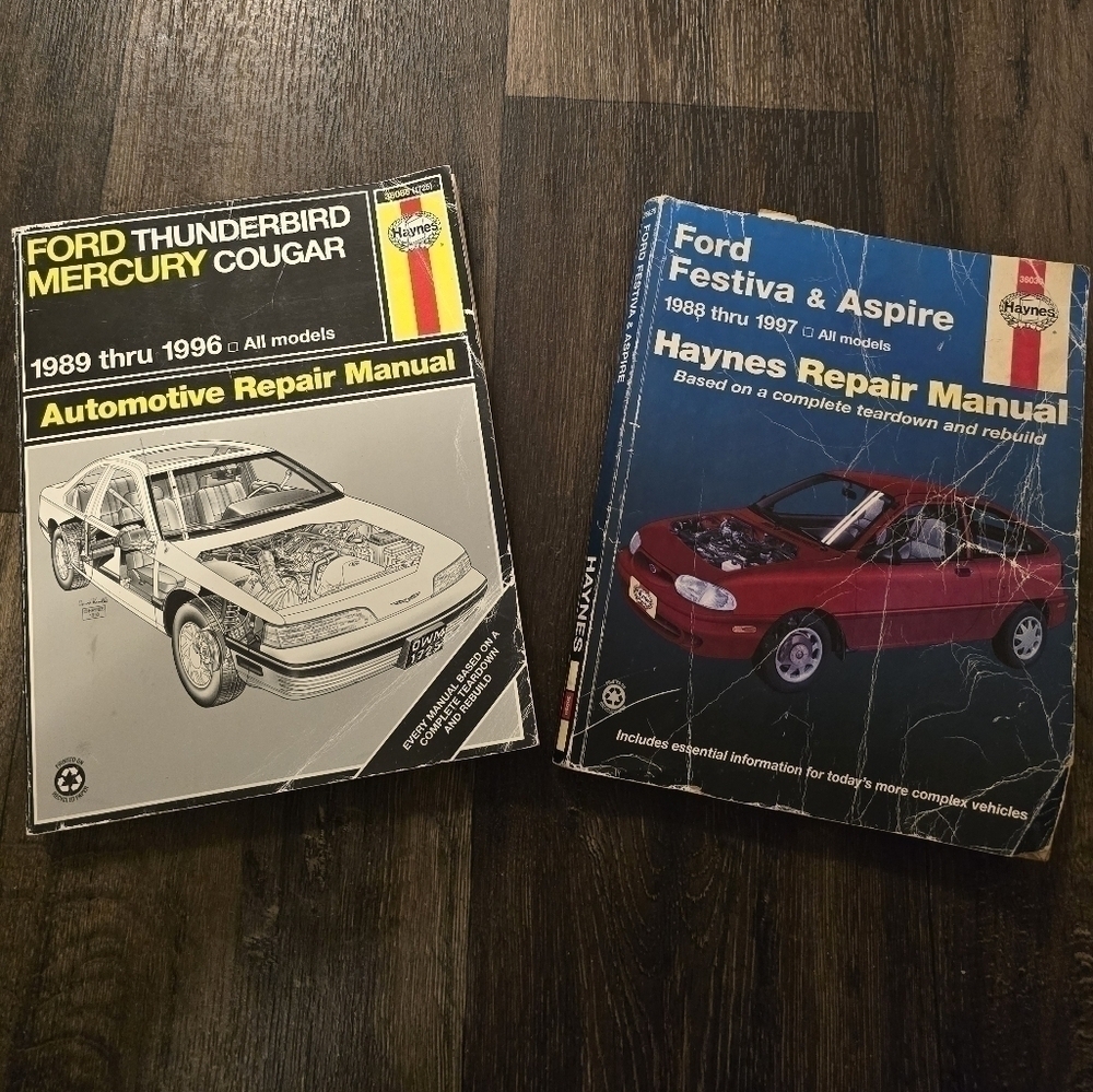 2 Vintage Ford 1980*s repair manuals